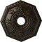 Ekena Millwork Nottingham Ceiling Medallion (Fits Canopies up to 4 5/8"), 18"OD x 3 1/2"ID x 1 1/2"P, Stone Hearth CM18NTSHF - alternate 1